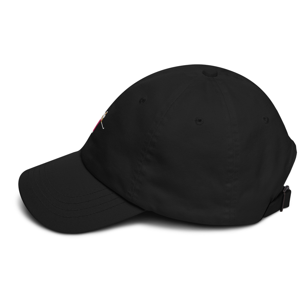 Dylan Pink Polo dad hat by Bunkersand
