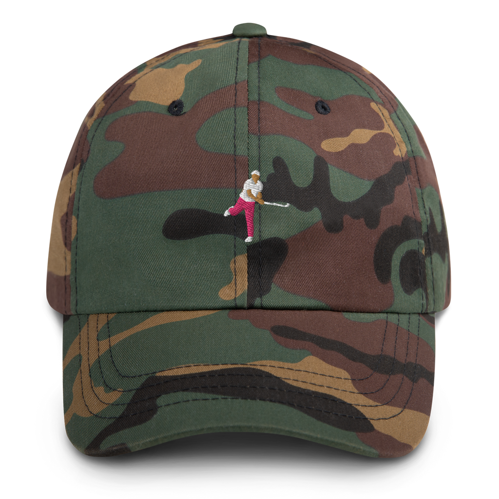 Dylan Pink Polo dad hat by Bunkersand