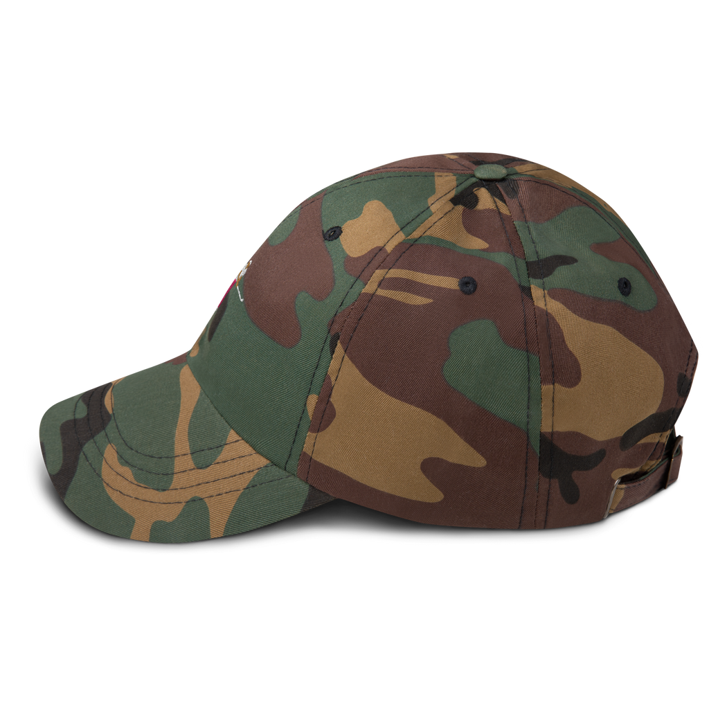 Dylan Pink Polo dad hat by Bunkersand