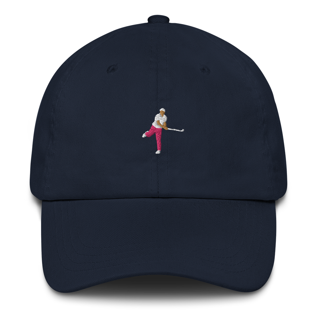 Dylan Pink Polo dad hat by Bunkersand