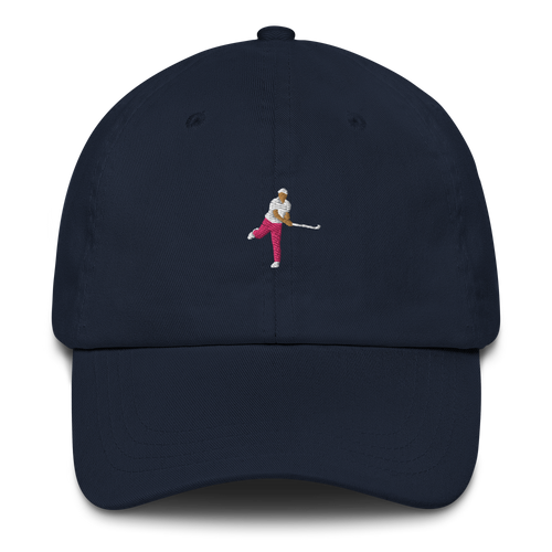Dylan Pink Polo dad hat by Bunkersand