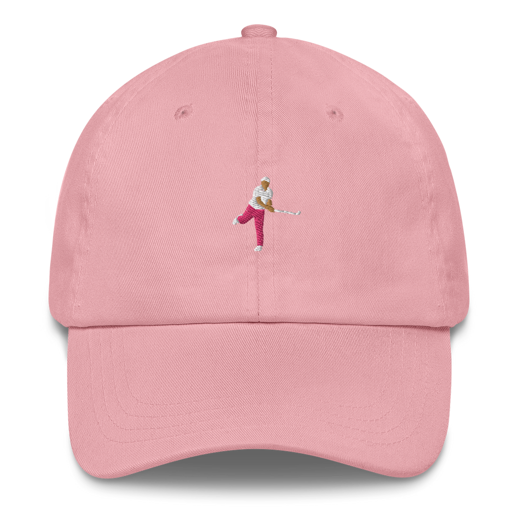 Dylan Pink Polo dad hat by Bunkersand