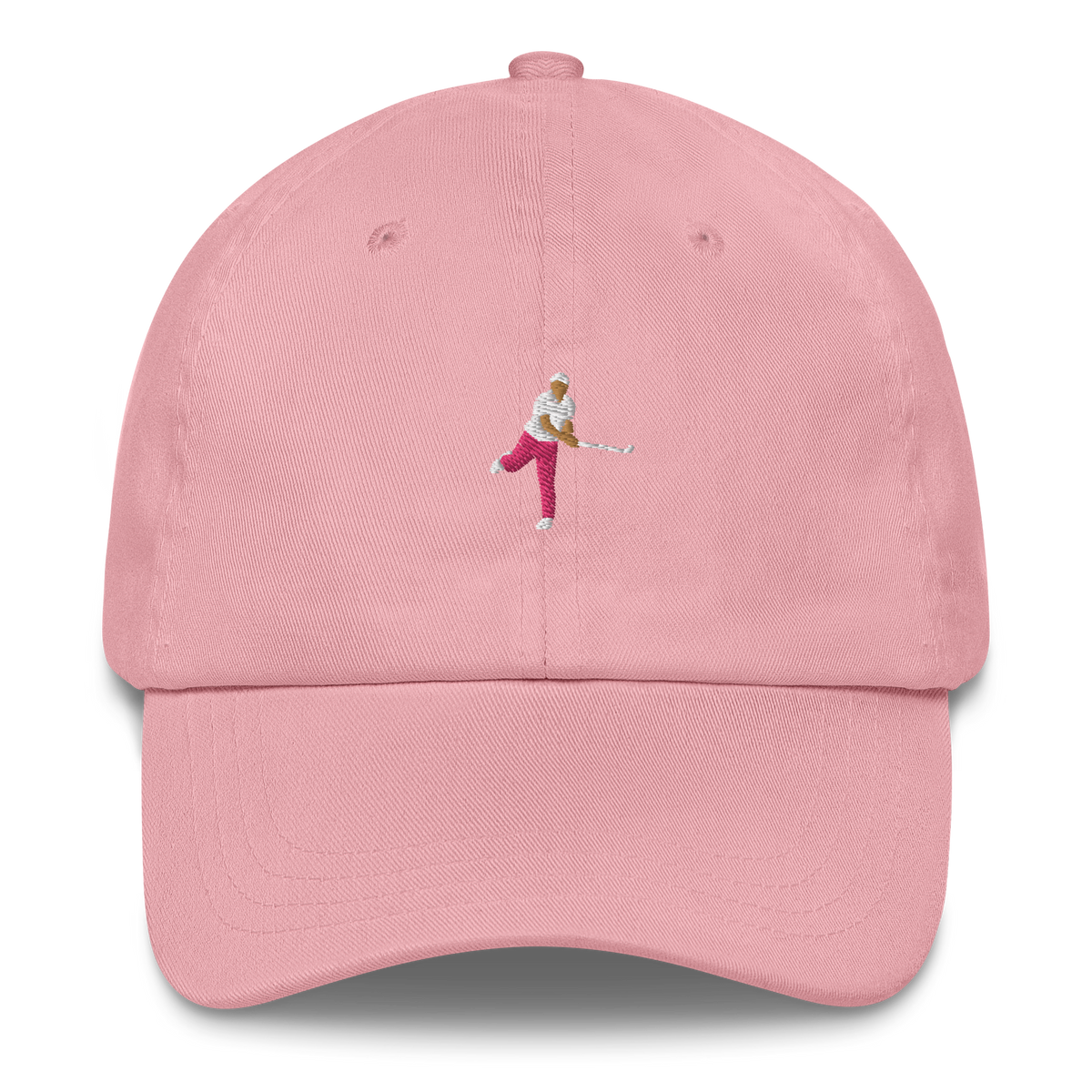 Dylan Pink Polo dad hat by Bunkersand