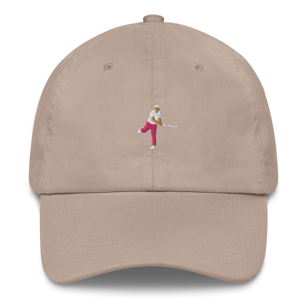 Dylan Pink Polo dad hat by Bunkersand