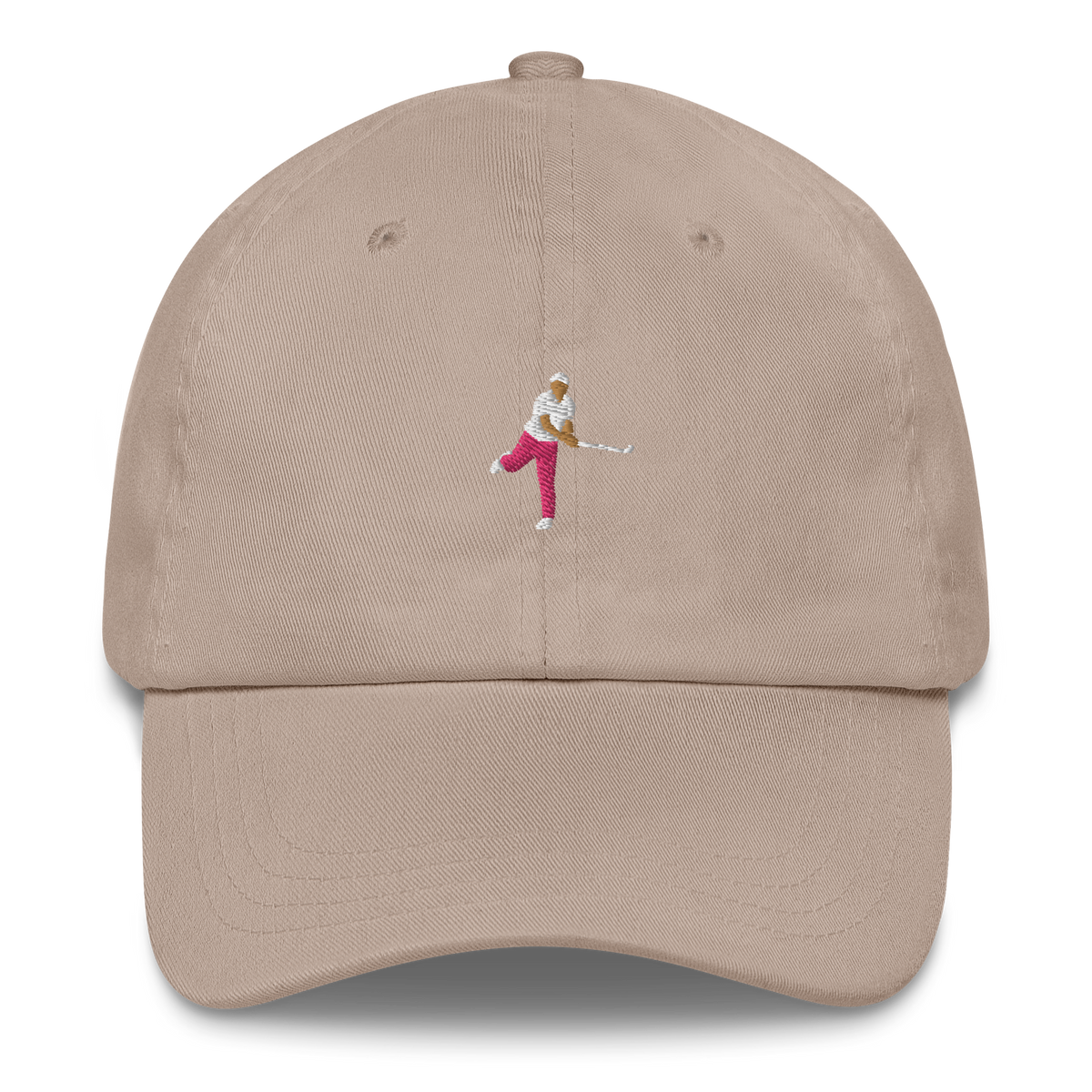 Dylan Pink Polo dad hat by Bunkersand