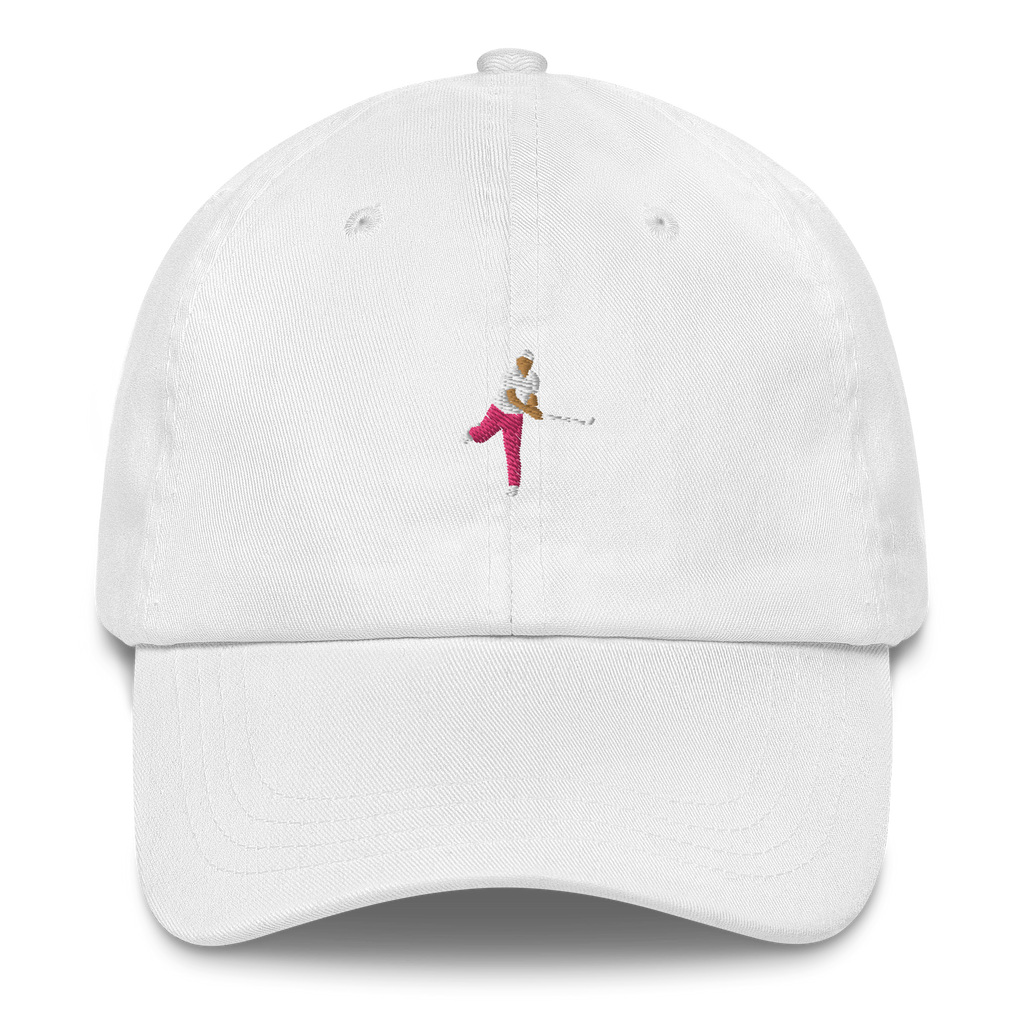 Dylan Pink Polo dad hat by Bunkersand