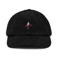 Manchester Pink Polo corduroy golf cap by Bunkersand