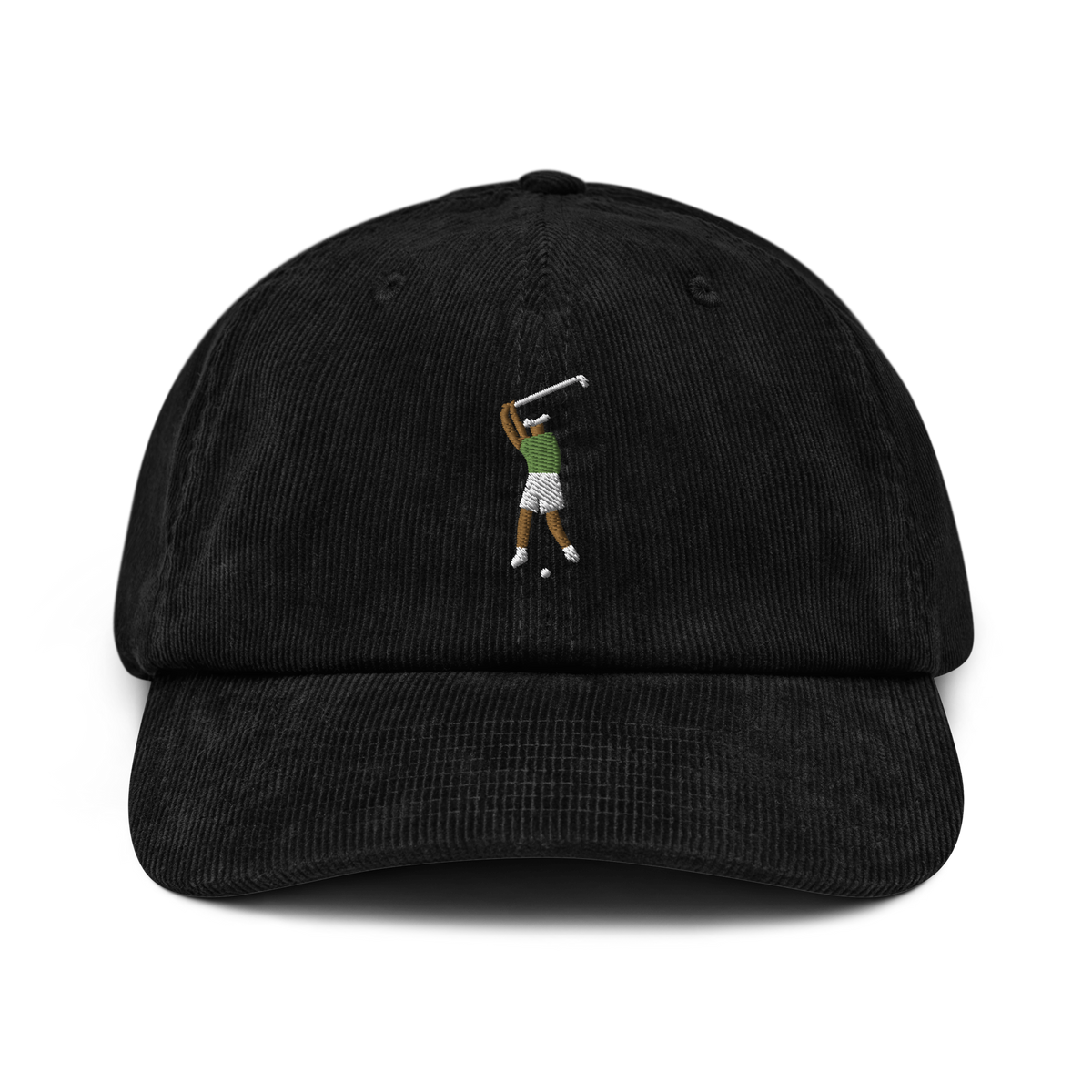 Manchester Follow Through corduroy golf cap by Bunkersand
