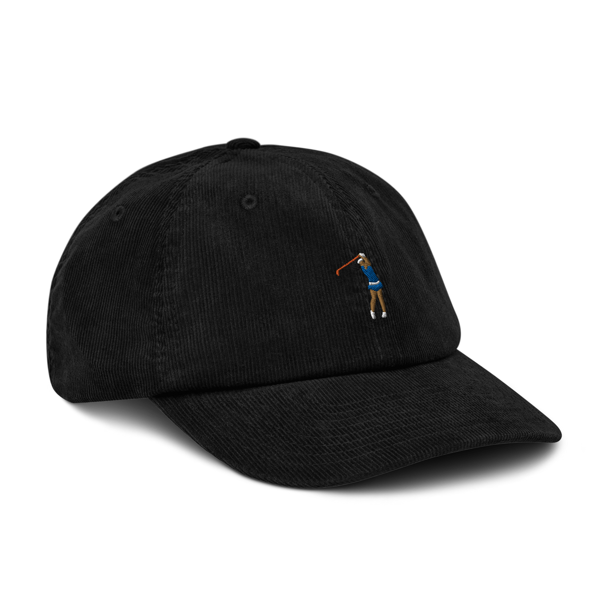 Manchester Blue Monday corduroy golf cap by Bunkersand