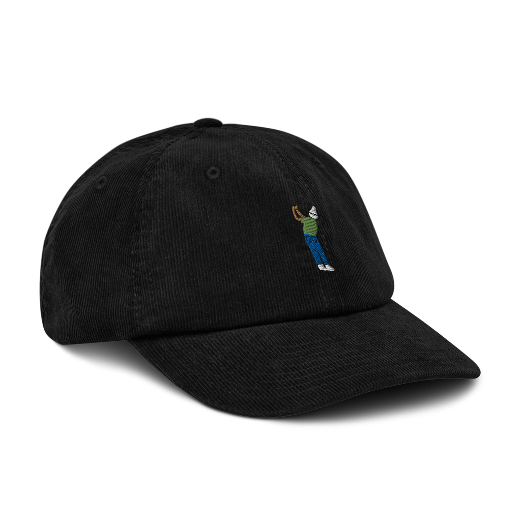 Manchester Weekend Hacker corduroy golf cap by Bunkersand