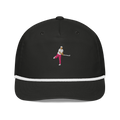 Ropes Pink Polo rope golf cap by Bunkersand