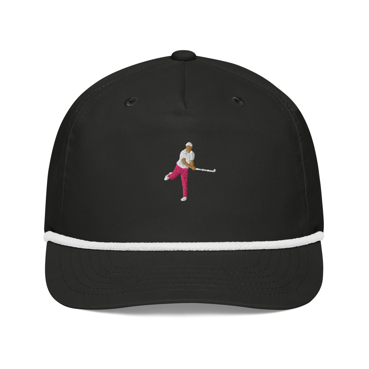 Ropes Pink Polo rope golf cap by Bunkersand
