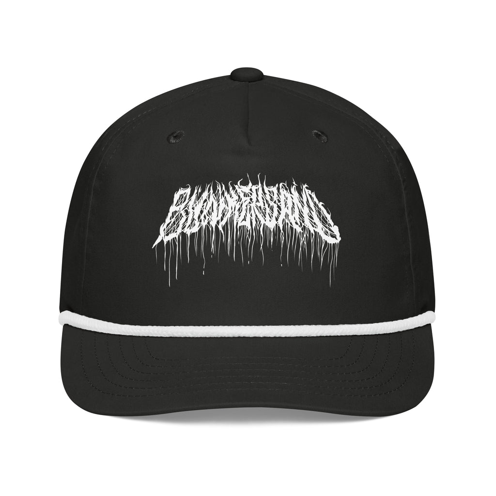 Black Metal rope golf cap by Bunkersand