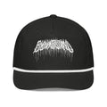 Black Metal rope golf cap by Bunkersand