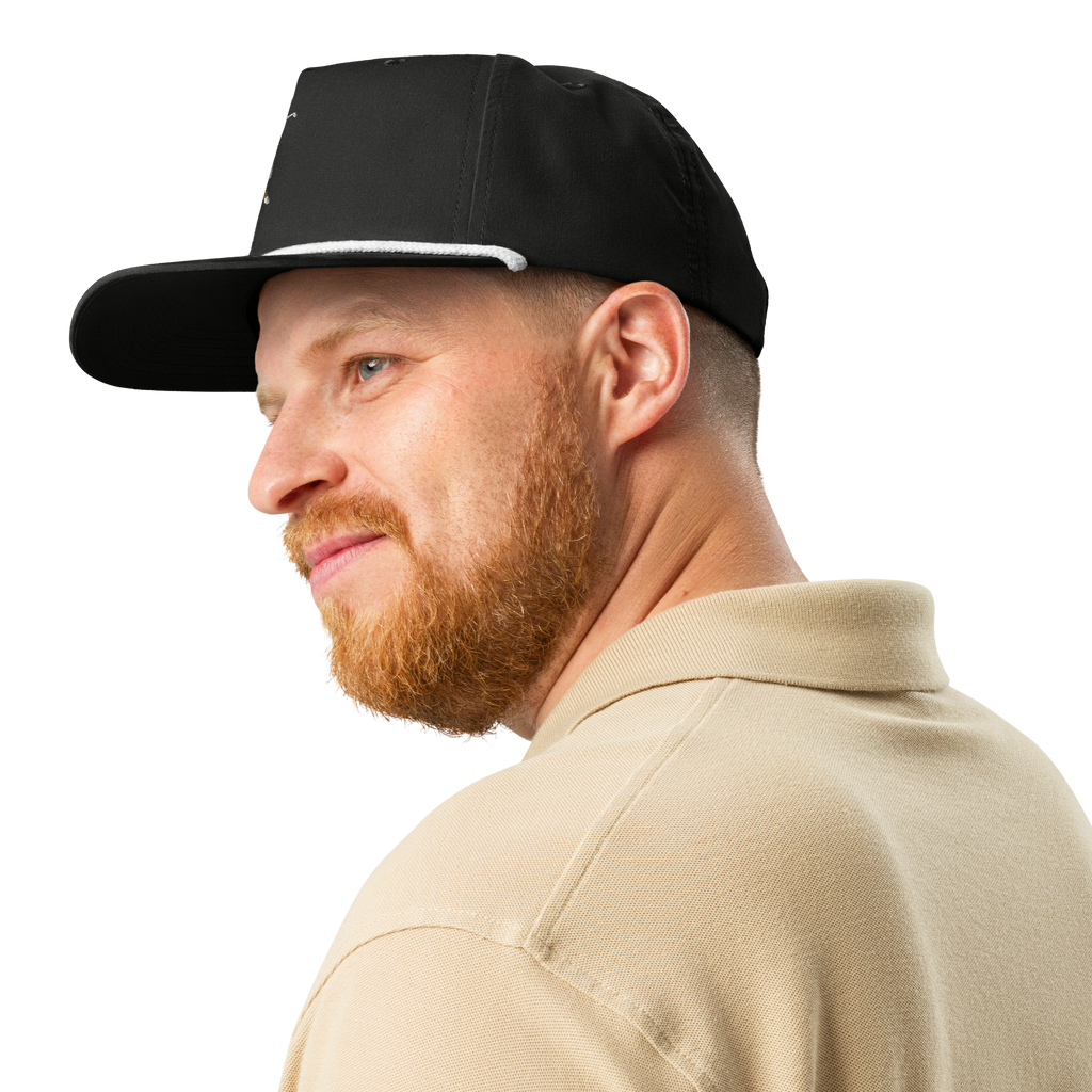 Ropes Follow Through rope golf cap by Bunkersand