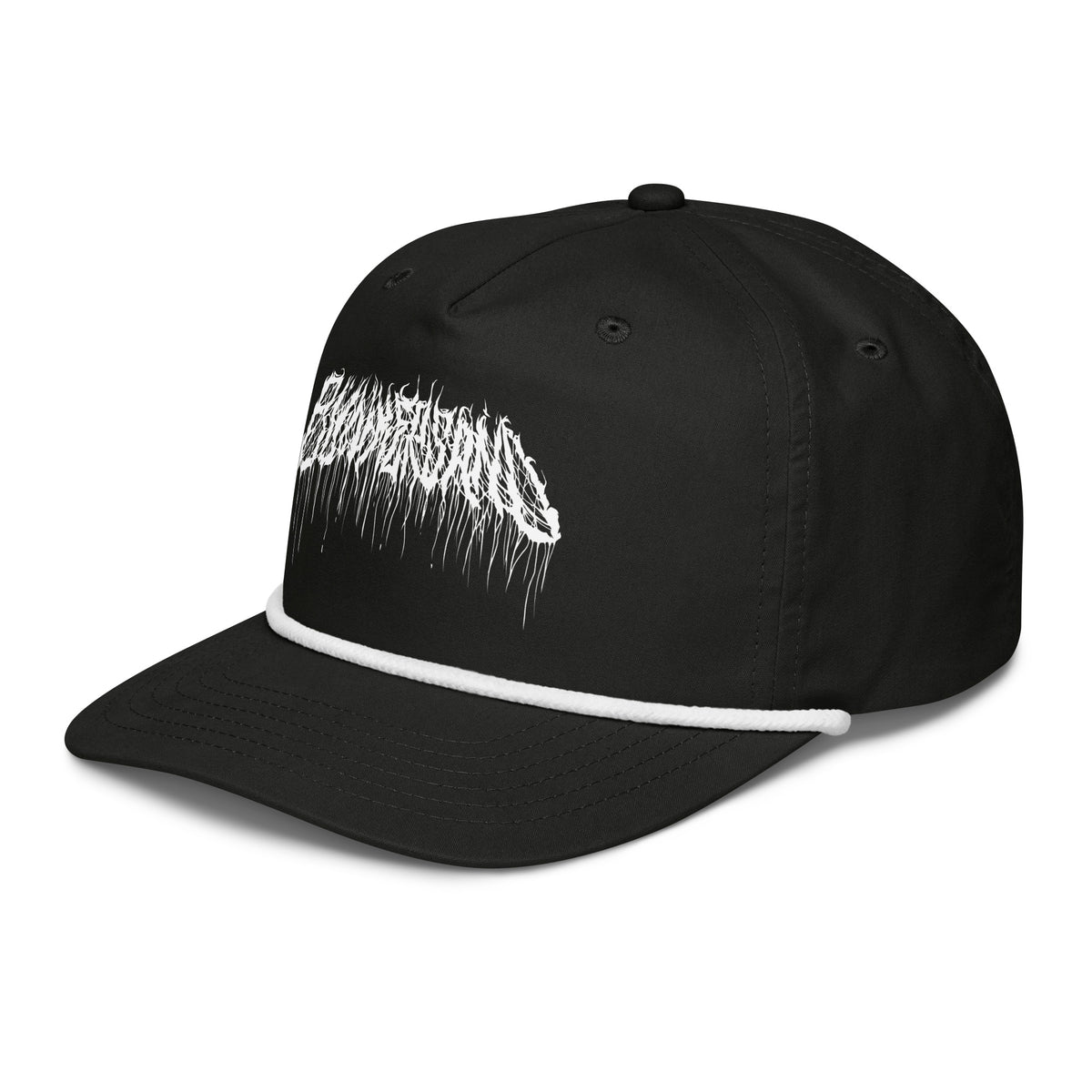 Black Metal rope golf cap by Bunkersand