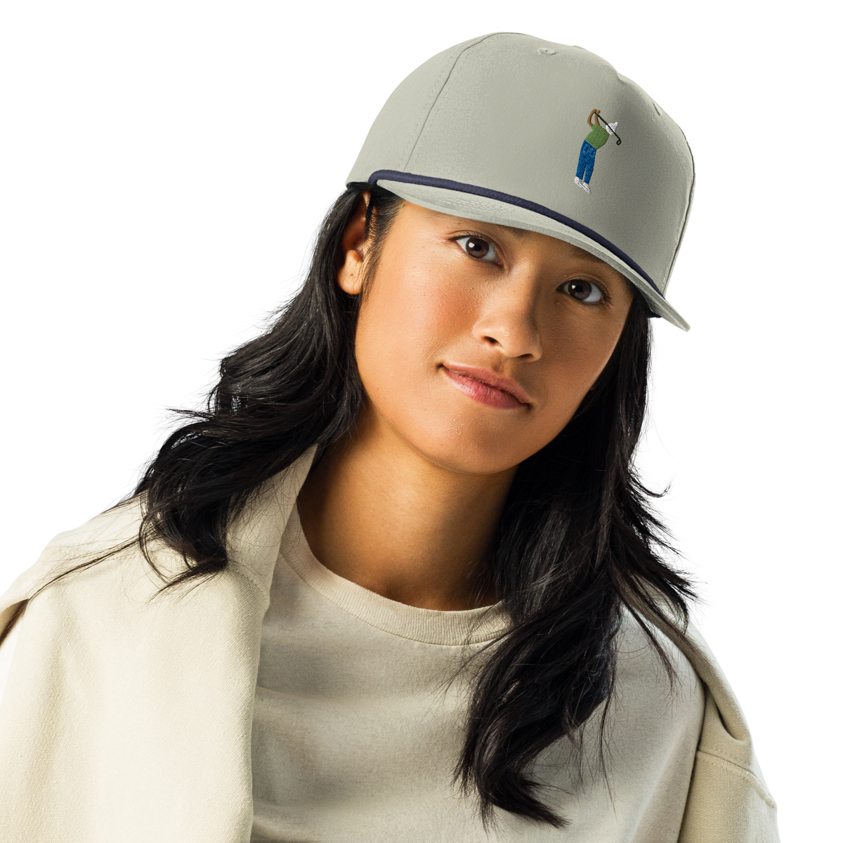 Ropes Weekend Hacker rope golf cap by Bunkersand