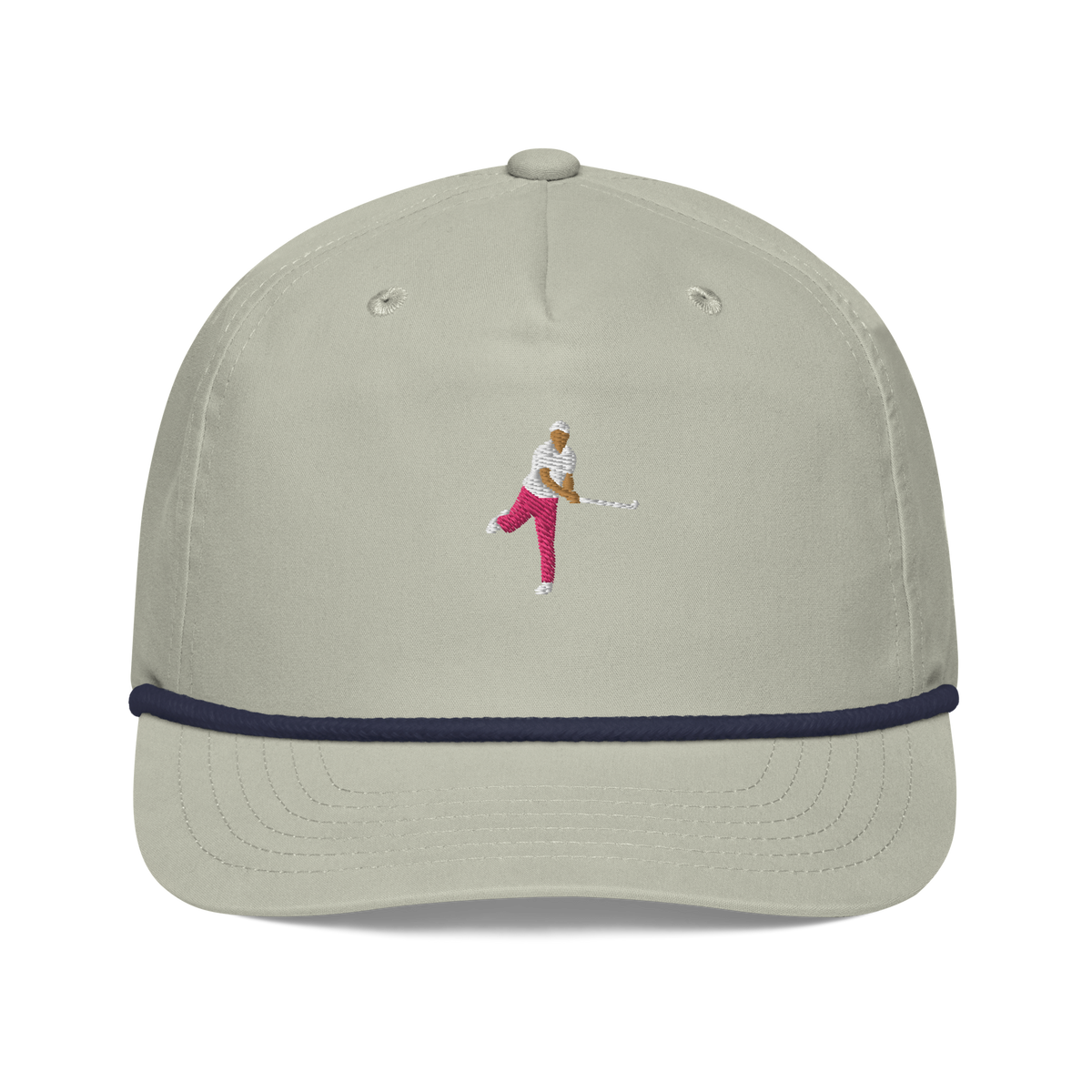 Ropes Pink Polo rope golf cap by Bunkersand