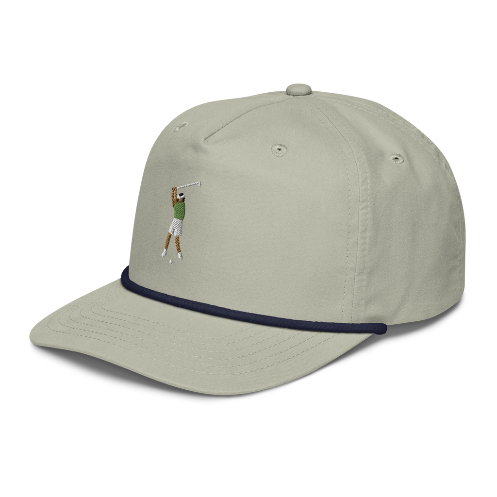 Ropes Follow Through rope golf cap by Bunkersand