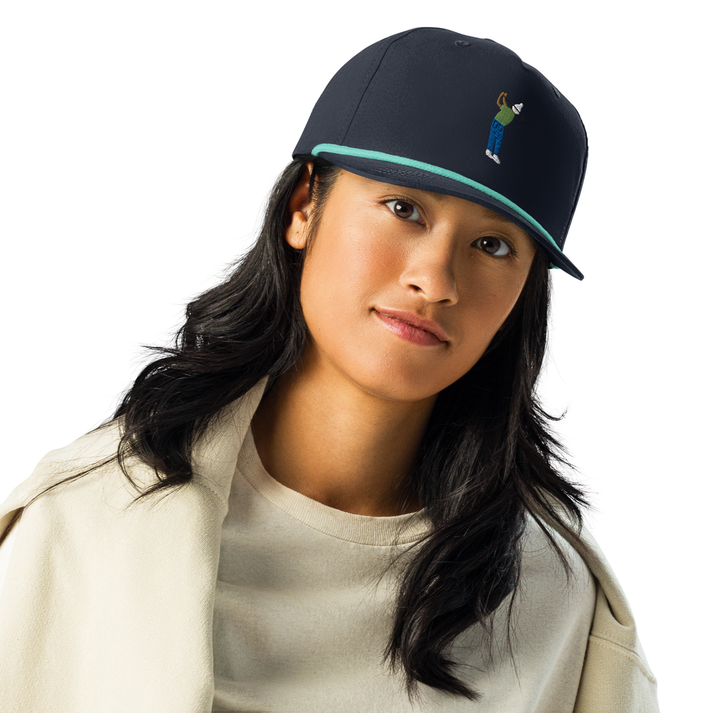 Ropes Weekend Hacker rope golf cap by Bunkersand