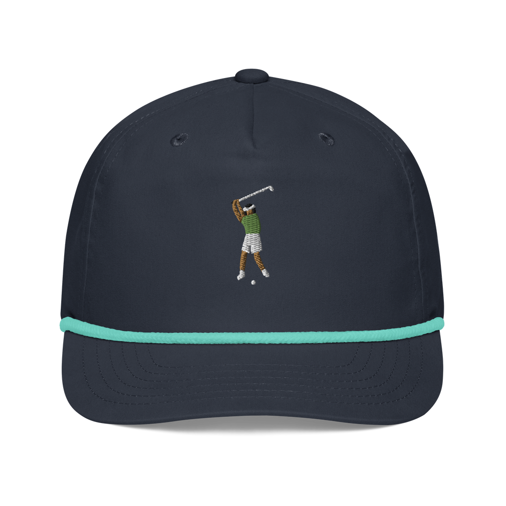 Ropes Follow Through rope golf cap by Bunkersand