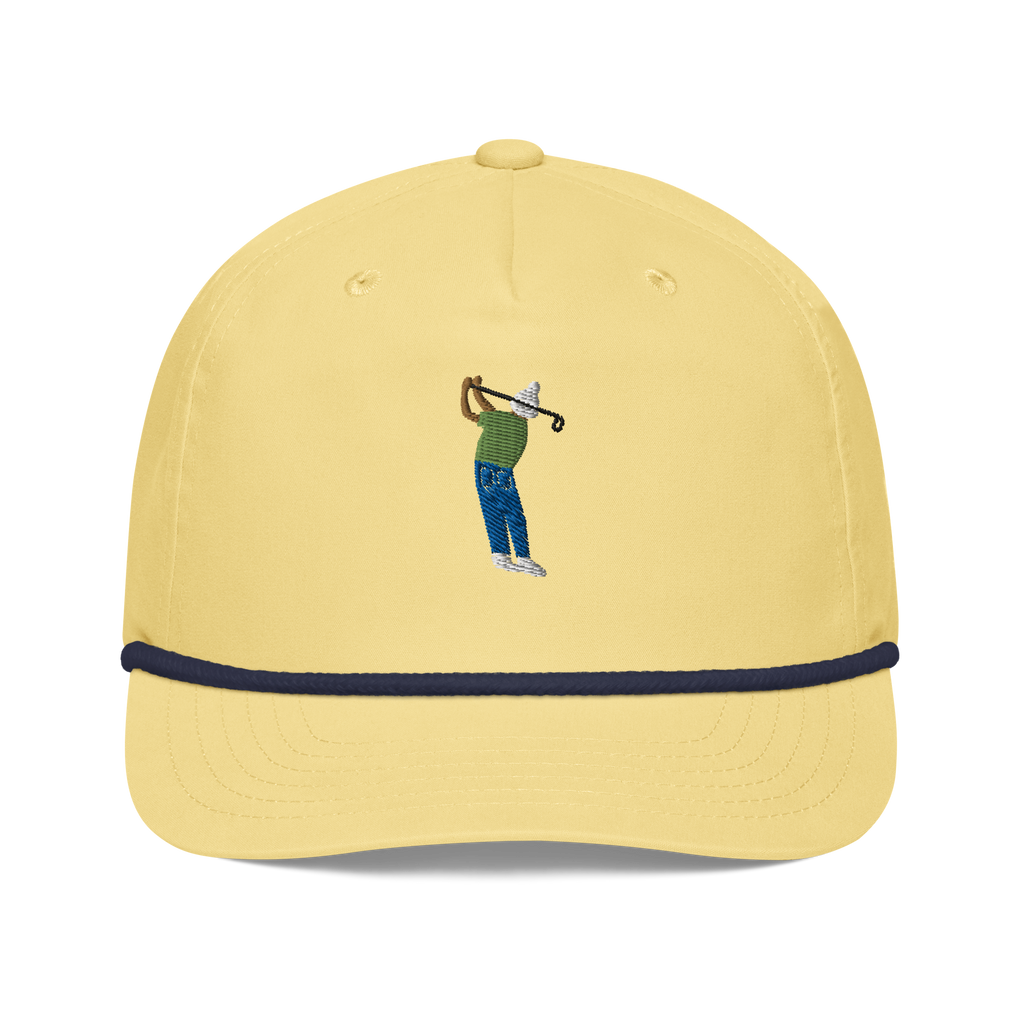 Ropes Weekend Hacker rope golf cap by Bunkersand