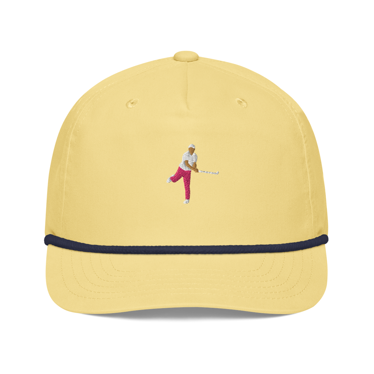 Ropes Pink Polo rope golf cap by Bunkersand