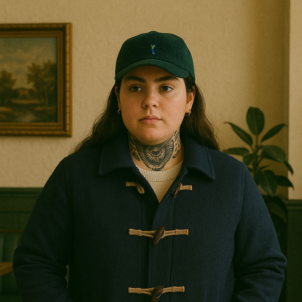 Manchester Weekend Hacker corduroy golf cap by Bunkersand